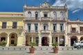 Traditional architecture at Plaza Vieja, Havana