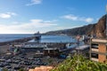 Traditional architecture at Santa Cruz - capital city of the island of La Palma, Canary Islands, Spain Royalty Free Stock Photo