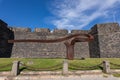 Traditional architecture at Santa Cruz - capital city of the island of La Palma, Canary Islands, Spain Royalty Free Stock Photo