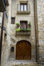 Traditional architecture in Sos del Rey Catolico Royalty Free Stock Photo