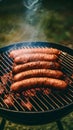 Traditional Argentine barbecue with sausages and cow meat Royalty Free Stock Photo