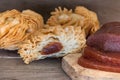 Traditional Argentine dessert made of fried puff pastry cakes