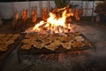 Traditional Argentinean asado,