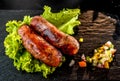 Traditional Argentinian chorizo sausages