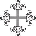 Traditional Armenian Apostolic Church cross clip art Royalty Free Stock Photo