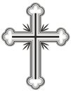 Traditional Armenian Apostolic Church cross clip art Royalty Free Stock Photo