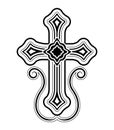 Traditional Armenian Apostolic Church cross clip a Royalty Free Stock Photo