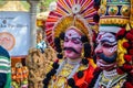 Traditional artist performing Yakshagana