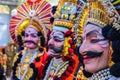 Traditional artist performing Yakshagana Royalty Free Stock Photo