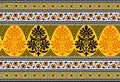 Traditional Asian ethnic border design