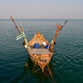 Traditional Asian fishing boat Royalty Free Stock Photo