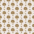 Traditional asian floral pattern - chinese korean japanese seamless pattern