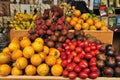 Traditional asian fruits at the market Royalty Free Stock Photo