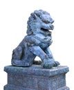 Traditional asian lion statue