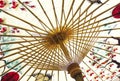 Traditional asian paper umbrella Royalty Free Stock Photo