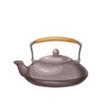 Traditional asian teapot