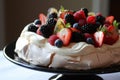 A traditional Australian pavlova, generative ai