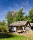 Traditional authentic barn - Gorj Royalty Free Stock Photo