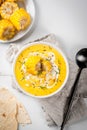 Traditional autumn corn soup Royalty Free Stock Photo