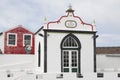 Traditional azores chapel imperio in Pico island. Azores, Portug Royalty Free Stock Photo