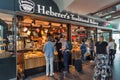 Traditional bakery on Central Railway Station Hauptbahnhof in Berlin, Germany.