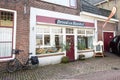 Traditional bakery shop in old Dutch style