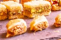 Baklawa cakes