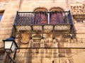 Traditional Balcony, Poble Espanyol, Barcelona, Catalonia, Spain