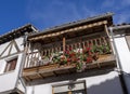 Traditional balcony in Villanueva de la Vera