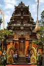 Traditional Bali Temple. Balinese Hinduism religion