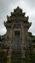 Traditional Balinese architecture kori agung at penglipuran village bali