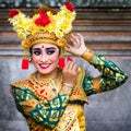 Traditional Balinese dancer. Royalty Free Stock Photo