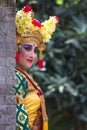 Traditional Balinese dancer. Royalty Free Stock Photo