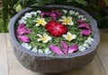 Traditional Balinese flower bowl