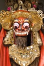 Traditional Balinese lion dance Royalty Free Stock Photo