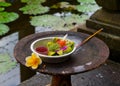 Traditional balinese offerings