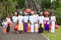 Traditional Balinese pilgrims