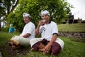 Traditional Balinese pilgrims