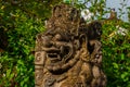 Traditional Balinese sculpture spirit stone.