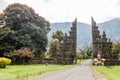 Traditional Balinese split gates candi bentar. Royalty Free Stock Photo