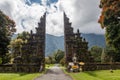 Traditional Balinese split gates candi bentar