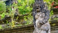 Traditional Balinese stone sculpture art and culture at Bali, Indonesia