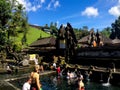 Traditional Balinese Temple in Tampak Siring Holy water