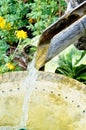 Traditional Bamboo Fountain in thailand