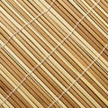 Of traditional bamboo weaving techniques used for creating mats blinds Royalty Free Stock Photo