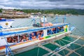 Caticlan jetty port terminal Royalty Free Stock Photo