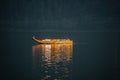 Traditional Barge on Lake Hallstatt or HallstÃÂ¤tter See lake