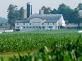 Traditional Amish Farmland, Lancaster, Pennsylvania Royalty Free Stock Photo