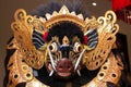 Traditional Barong Bangkal Mask costume for a Bali Dance