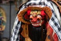 Traditional Barong Mask from Bali Indonesia Royalty Free Stock Photo